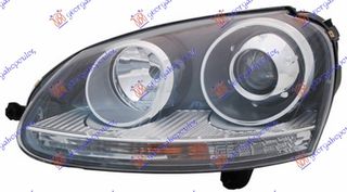 Φανάρι Εμπρός Xenon (Μαύρο) GTi (Ε) (TYC) / VW GOLF V VARIANT 07-09 / 1K6941039 - Αριστερό - 1 Τεμ