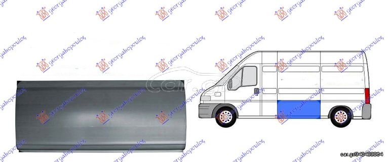 ΦύλλοΛΑΜΑΡΙΝΑ ΠλαϊνόΥ (60x139.4cm) / FIAT DUCATO 02-06 - Αριστερό - 1 Τεμ