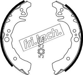 fri.tech. Σετ Σιαγόνων Φρένων - 1115.305