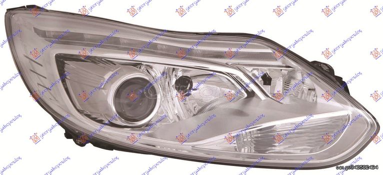 Φανάρι Εμπρός Xenon Με Φως Ημέρας LED (Ε) (DEPO) / FORD FOCUS 11-14 / 1735200 - Δεξί - 1 Τεμ