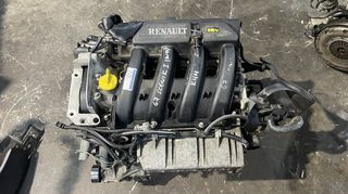 Κινητήρας βενζίνης Renault K4M (B) 701 1.6lt 16v 107 HP από Renault Scenic I 1999-2008, Renault Megane I-II 99-07, χωρίς μεταβλητό