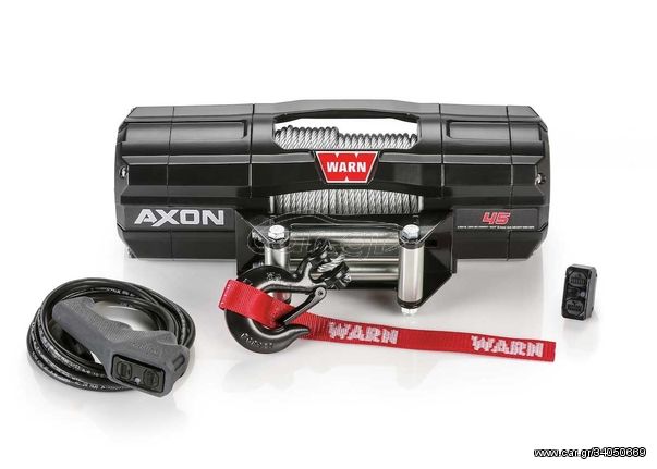 ΛΥΡΗΣ WARN AXON 4500 ΕΡΓΑΤΗΣ ATV-UTV 2041KG WIRE ROPE,101145