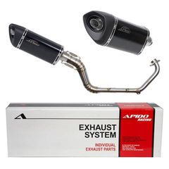 ΕΞΑΤΜΙΣΗ APIDO HIGH UP YAMAHA CRYPTON-X 135 (001-1255 BLACK)