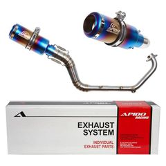 ΕΞΑΤΜΙΣΗ APIDO HIGH UP YAMAHA CRYPTON-X 135 (001-1231 BLUE-SILVER)