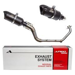 ΕΞΑΤΜΙΣΗ APIDO HIGH UP YAMAHA CRYPTON-X 135 (001-1230 BLACK)