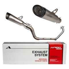 ΕΞΑΤΜΙΣΗ APIDO HIGH UP YAMAHA CRYPTON-X 135 (001-0125-SC SILVER)