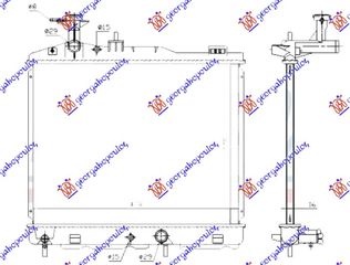 Ψυγείο Νερού 1.2 Βενζίνη Αυτόματο (375x478x16) / MITSUBISHI SPACE STAR 16-20 / 1350A670 - 1 Τεμ