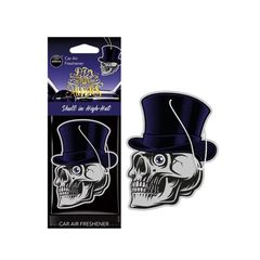 ΑΡΩΜΑΤΙΚΟ ΚΡΕΜΑΣΤΟ AROMA CAR MUERTOS SKULL IN HAT BLACK OUD ΑMiO - 1 TEM.