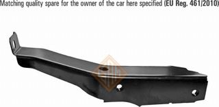 Carro Βάση ΤραβέρσαΣ Προφυλακτήρα Πίσω Μεταλλική κατάλληλο για VW JETTA 1984-1991 (19E/1G2/165) / 191807331B - Αριστερό - 1 Τεμ