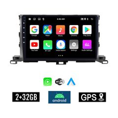 KIROSIWA 2+32GB TOYOTA HIGHLANDER (μετά το 2019) Android οθόνη αυτοκίνητου 2GB με GPS WI-FI (ηχοσύστημα αφής 10" ιντσών Youtube Playstore MP3 USB Radio Bluetooth Mirrorlink εργοστασιακή, 4x60W)