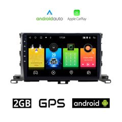 TOYOTA HIGHLANDER (μετά το 2019) Android οθόνη αυτοκίνητου 2GB με GPS WI-FI (ηχοσύστημα αφής 10" ιντσών OEM Android Auto Apple Carplay Youtube Playstore MP3 USB Radio Bluetooth Mirrorlink εργοστασιακή