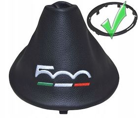 Φυσούνα Λεβιέ Δερμα !!! για Fiat 500 Black