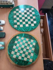 Σκάκι  από μαλαχιτη 