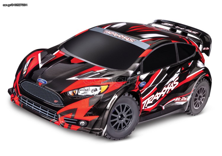 Off-Road Traxxas 2024 Ford Fiesta ST Rally 1/10 4WD TQ Red BL-2S