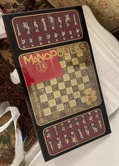 Manopoulos Σκάκι Ελληνική Μυθολογία Καφε 20x20cm με Πιόνια 