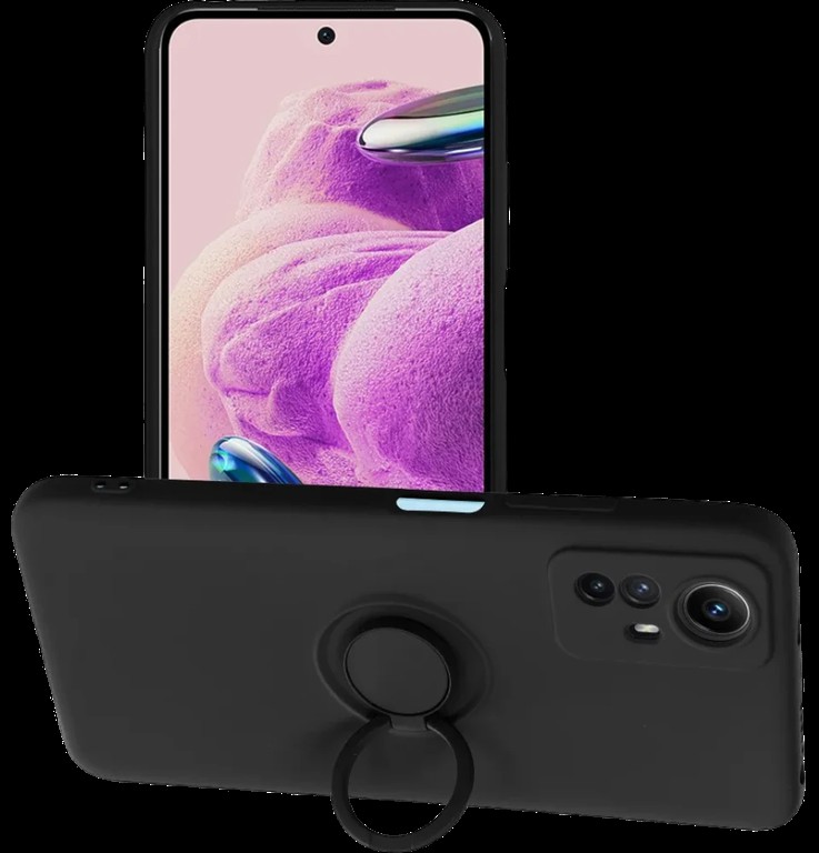 Defender Ring case for Xiaomi Redmi Note 12S 4G Black