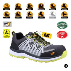 Παπούτσια Ασφαλείας - Εργασίας Τύπου Αθλητικά Πράσινα Lime Caterpillar Charge S3-HRO-SRC