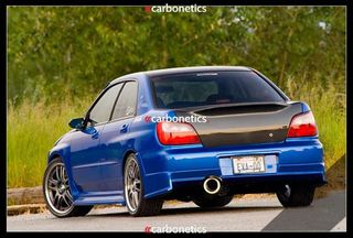 Carbon ducktail spoiler Subaru Impreza 01-07