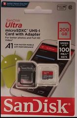 Κάρτα μνήμης sandisk ULTRA 200GB CLASS 10