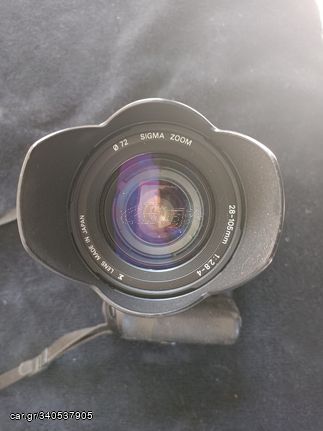 πωλειται φωτογραφικη μηχανη canon eos 5 με φακο aspherical 28-105mm s lens sigma zoom