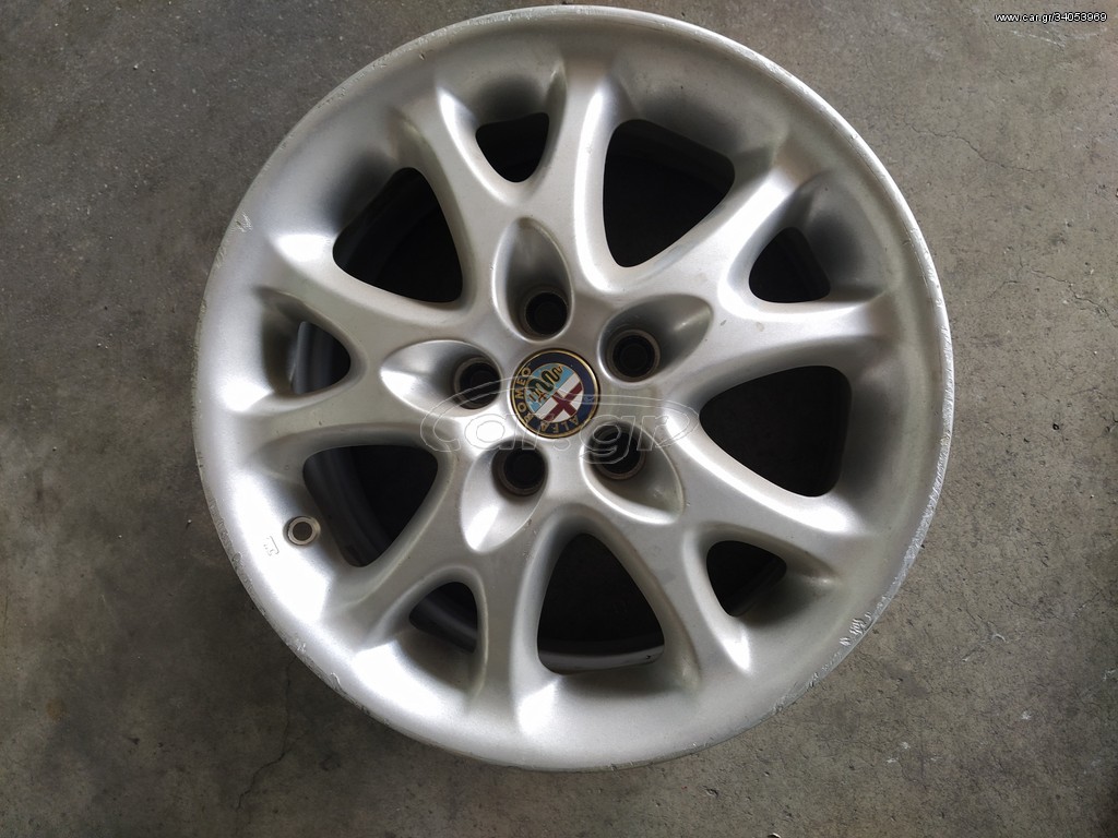 4 ΖΑΝΤΕΣ ΑΛΟΥΜΙΝΙΟΥ 5Χ100 6,5X15 ET 41" ORIGINAL ALFA ROMEO