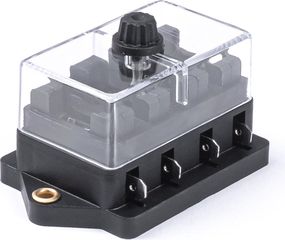 AMiO Ασφαλειοθηκη Κεραμικη 4 Θεσεων (Για Ασφαλειες Τυπου STANDARD) 65x52mm - 1 ΤΕΜ. - (03040)