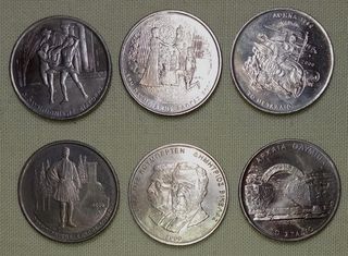Νομίσματα 500 δραχμών ΑΘΗΝΑ 2004. Πλήρες σετ 6 συλλεκτικών νομισμάτων
