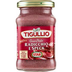 Σάλτσα με Ραδίκιο και Καπνιστό Χοιρινό Χωρίς Γλουτένη Star Tigullio Gran Pesto Radicchio e Speck 190g
