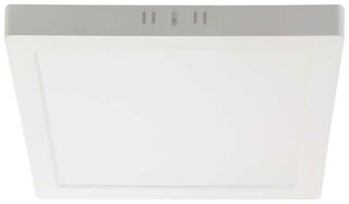 V-TAC Φωτιστικό Οροφής Εξωτερικό LED Mini Backlit 12W 1200lm 360° IP20 Τετράγωνο Ψυχρό Λευκό Άσπρο Σώμα 10497