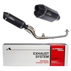 ΕΞΑΤΜΙΣΗ APIDO HIGH UP HONDA ASTREA GRAND - SUPRA 100 (002-4485 BLACK)