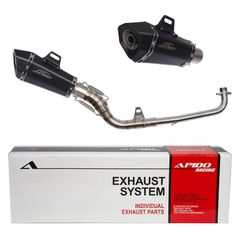 ΕΞΑΤΜΙΣΗ APIDO HIGH UP HONDA ASTREA GRAND - SUPRA 100 (002-2255 BLACK)