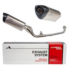 ΕΞΑΤΜΙΣΗ APIDO HIGH UP HONDA ASTREA GRAND - SUPRA 100 (002-1255 SILVER)