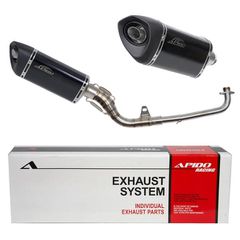 ΕΞΑΤΜΙΣΗ APIDO HIGH UP HONDA ASTREA GRAND - SUPRA 100 (002-1255 BLACK)