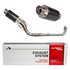 ΕΞΑΤΜΙΣH APIDO HIGH UP HONDA INNOVA 125 (003-1106 CARBON 200mm)