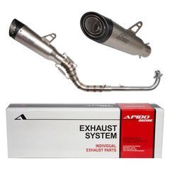 ΕΞΑΤΜΙΣΗ APIDO HIGH UP HONDA INNOVA 125 (003-0125-SC SILVER)