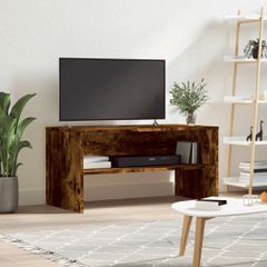 Έπιπλο Τηλεόρασης Καπνιστή Δρυς 80x40x40 εκ. Επεξ. Ξύλο 815234