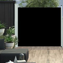 Σκίαστρο Πλαϊνό Συρόμενο Βεράντας Μαύρο 170 x 300 εκ. 48364