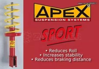  ΣΕΤ APEX ΑΜΟΡΤΙΣΕΡ ΧΑΜΗΛΩΜΑΤΟΣ ΟΠΙΣΘΙΑ PEUGEOT 306(1993-2000)