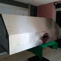 Φούσκα / Χοάνη / Καπέλο Εξαερισμού 196*80*50 εκ, με 1 τρύπα εξόδου Φ30 στο κέντρο. Ποιότητα & Τιμή Stockinox-thumb-5