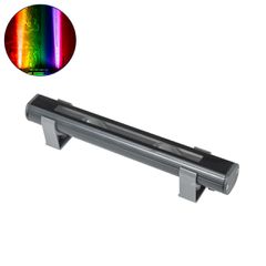GLOBOSTAR® WINDOWBARI 90513 Φωτιστικό Ανάδειξης Παραθύρων LED 12W 960lm 8° x 180° DC 24V Αδιάβροχο IP65 Πολύχρωμο RGBW Dimmable DMX512 - CREE XPE Chip - Γκρι Ανθρακί - Μ30 x Π4 x Υ3.5cm - 3 Χρόνια Εγγ