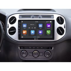 Dynavin U-D8-83S-PRO Android Multimedia 9" Με Navigation Ενσωματωμένο DAB, Apple CarPlay Υποστήριξη Android Auto Για VW Tiguan 2007 - 2017 Χρώμα Ασημί