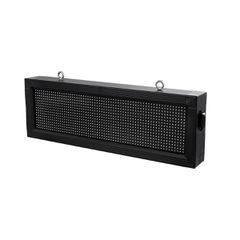 GLOBOSTAR® DISPLAY 90266 Κυλιόμενη Ψηφιακή Επιγραφή 64x16cm P10 Μονής Όψης LED AC 220-240V Αδιάβροχο IP65 Κόκκινο - WiFi Control μέσω FK APP - Αισθητήρας Θερμοκρασίας & Υγρασίας - Μ72 x Π9 x Υ24cm - 2