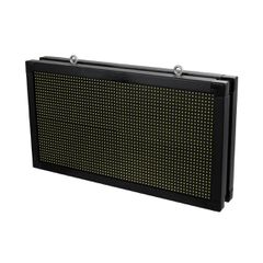 GLOBOSTAR® DISPLAY 90796 Κυλιόμενη Ψηφιακή Επιγραφή 64x32cm P10 Διπλής Όψης LED AC 220-240V Αδιάβροχο IP65 Ψυχρό Λευκό 6000K - WiFi Control μέσω FK APP - Αισθητήρας Θερμοκρασίας & Υγρασίας - Μ70 x Π11