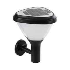 GLOBOSTAR® NATURE 90526 Φωτιστικό Κολωνάκι Κήπου LED 10W 330lm 120° με Ενσωματωμένο Φωτοβολταϊκό Panel 6V 2W & Επαναφορτιζόμενη Μπαταρία Li-ion 3.2V 1800mAh με Αισθητήρα Ημέρας-Νύχτας Αδιάβροχο IP65 Ψ