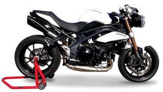 Hp Corse Εξατμίσεις Διπλά Τελικα EVOXTREME 260 BLACK Triumph Speed Triple 2011 - 2015  