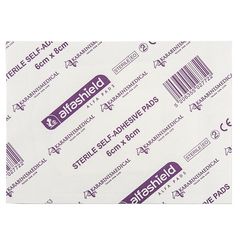 Karabinis Medical Alfashield Αποστειρωμένο Αυτοκόλλητο Επίθεμα 6x8cm 1τμχ