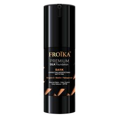 Froika Premium Silk Foundation Dark Spf30, Make-Up Για Φυσική Καλύψη Με Βιταμίνη C & Υαλουρονικό Οξύ 30ml