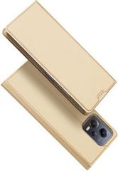 Θήκη κινητού Dux Ducis Skin Pro Book Case for Xiaomi Redmi Note 12 5G/Poco X5 5G Flip Card Wallet Stand Gold