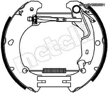 Σετ σιαγόνων φρένων METELLI 51-0218