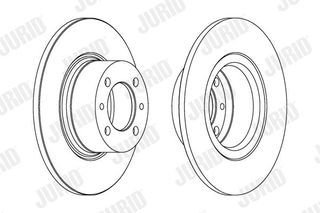 Δισκόπλακες εμπρός JURID 561074J